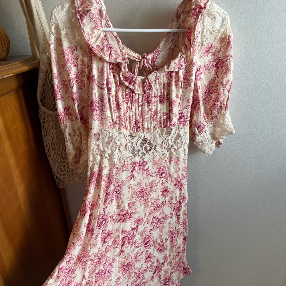 Romantic Free People dress.